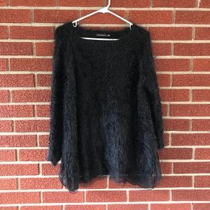 Sweater with Lace Detail